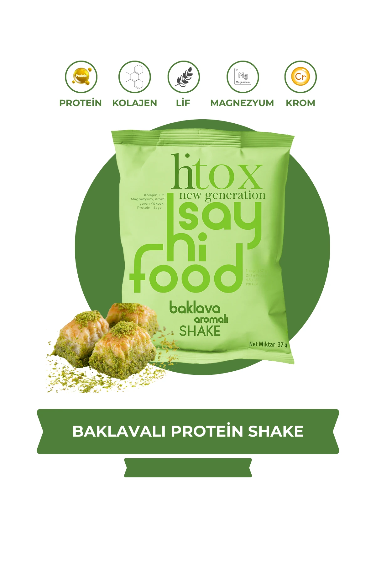 Hitox Shake: Baklavalı Paket
