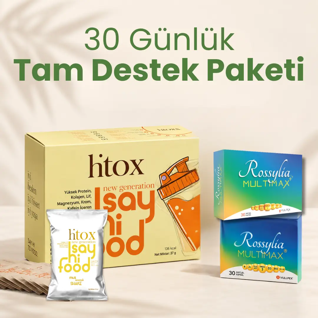 Hitox 30 Günlük Protein ve Vitamin Destek Paketi - Tam Disiplin Seti