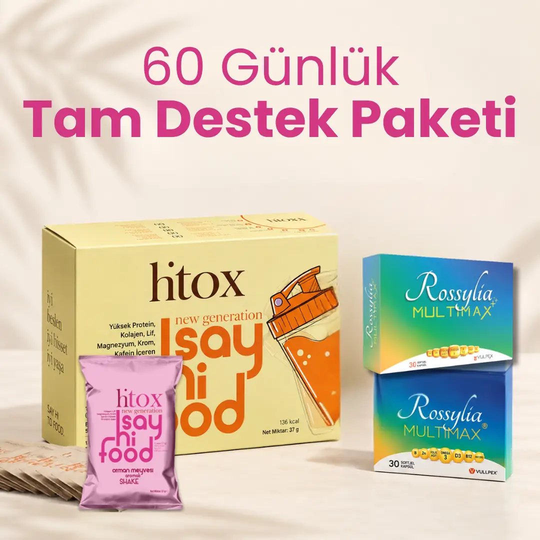 Hitox 60 Günlük Protein ve Balık Yağı Destek Paketi